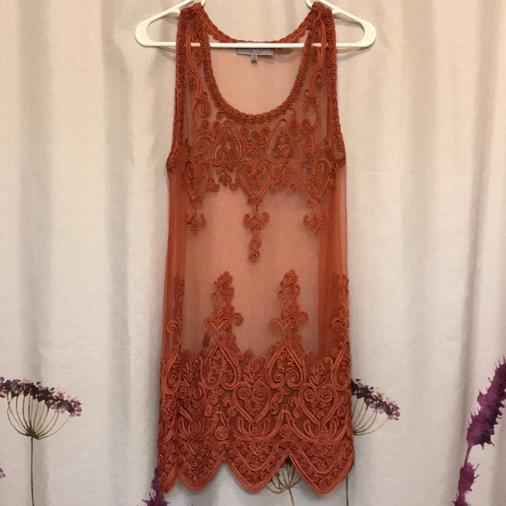 Hand-stitched Copper Dress